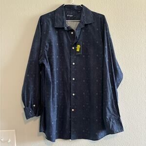 Cremiuex Button Down Dress Shirt Mens size Large